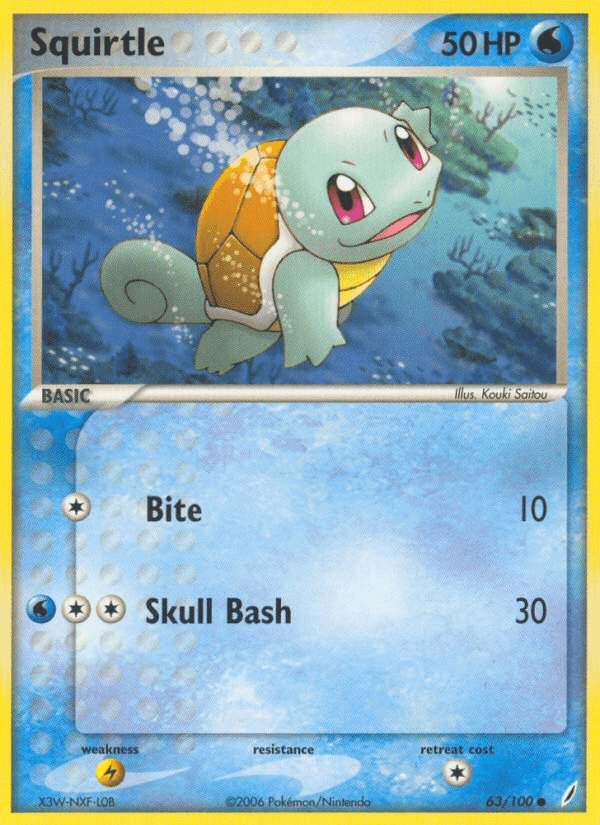 Squirtle — Crystal Guardians #63