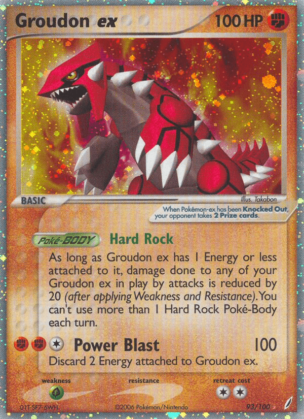 Groudon ex — Crystal Guardians #93