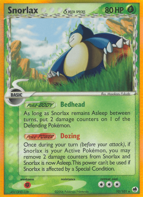 Snorlax δ — Dragon Frontiers #10