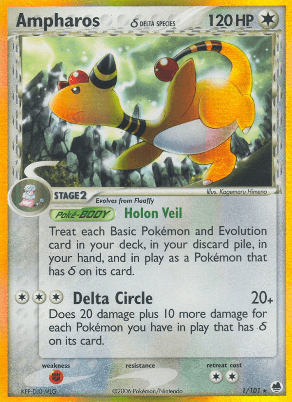 Ampharos δ — Dragon Frontiers #1