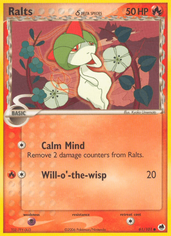 Ralts δ — Dragon Frontiers #61