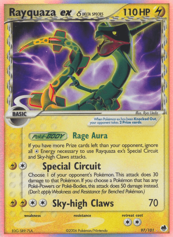 Rayquaza ex δ — Dragon Frontiers #97