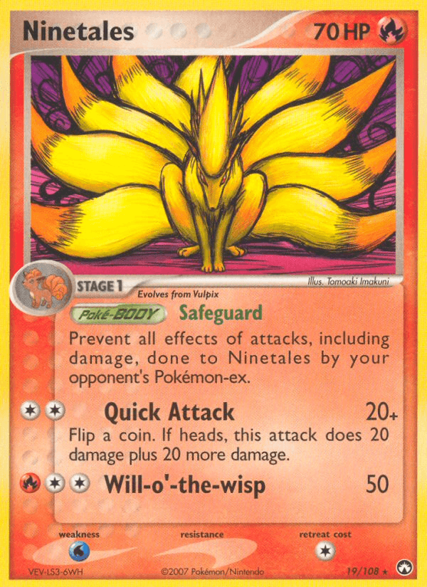 Ninetales — Power Keepers #19