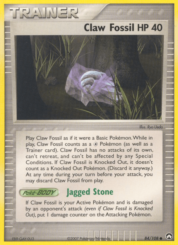 Claw Fossil — Power Keepers #84