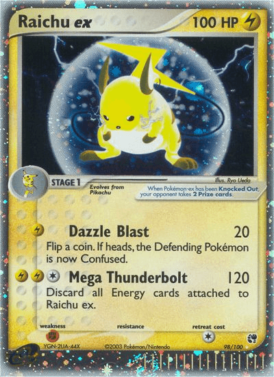 Raichu ex — Sandstorm #98