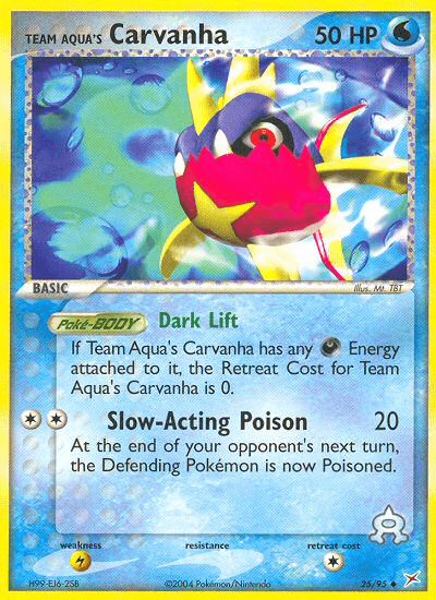 Team Aqua's Carvanha — Team Magma vs Team Aqua #25