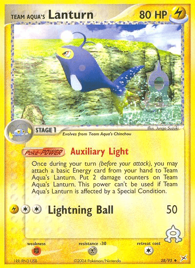 Team Aqua's Lanturn — Team Magma vs Team Aqua #28