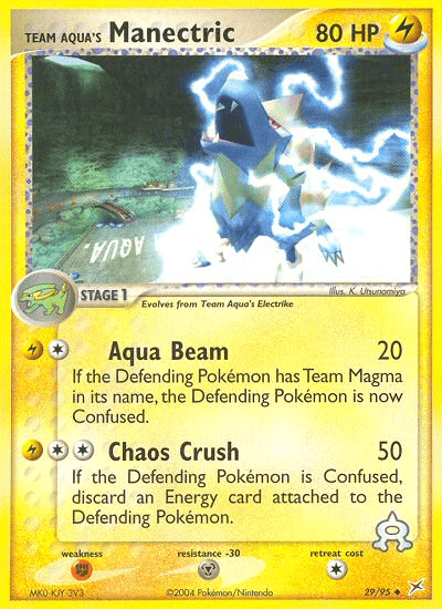 Team Aqua's Manectric — Team Magma vs Team Aqua #29