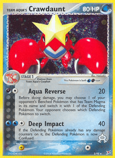 Team Aqua's Crawdaunt — Team Magma vs Team Aqua #2