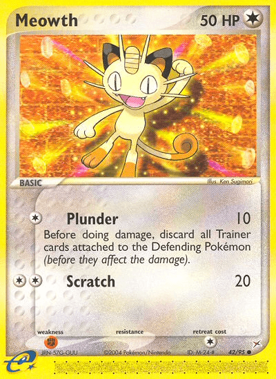 Meowth — Team Magma vs Team Aqua #42