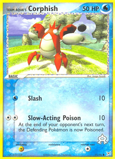 Team Aqua's Corphish — Team Magma vs Team Aqua #51