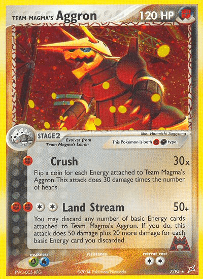 Team Magma's Aggron — Team Magma vs Team Aqua #7