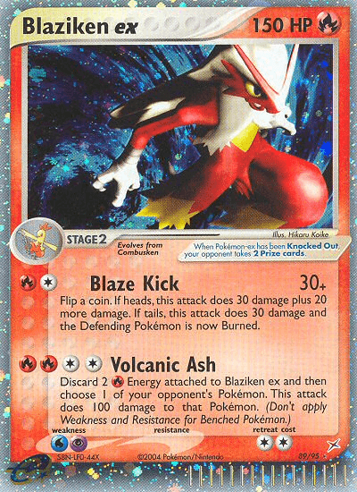 Blaziken ex — Team Magma vs Team Aqua #89
