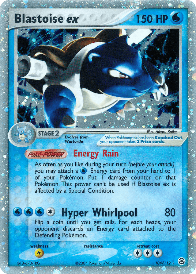 Blastoise ex — FireRed & LeafGreen #104