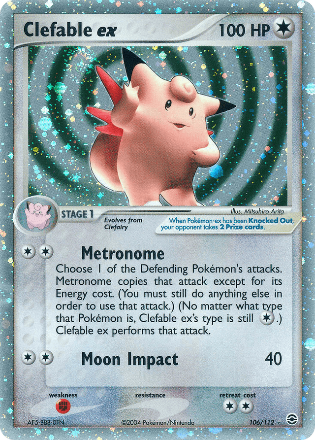 Clefable ex — FireRed & LeafGreen #106