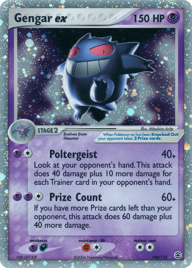 Gengar ex — FireRed & LeafGreen #108
