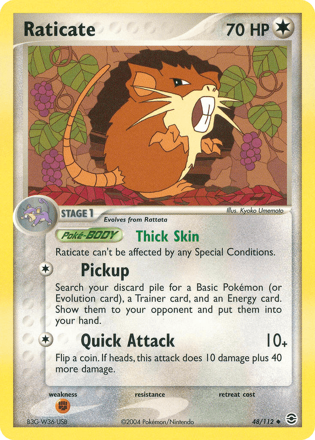 Raticate — FireRed & LeafGreen #48