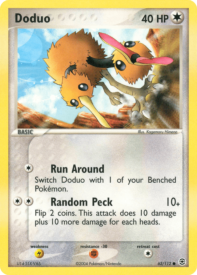 Doduo — FireRed & LeafGreen #62