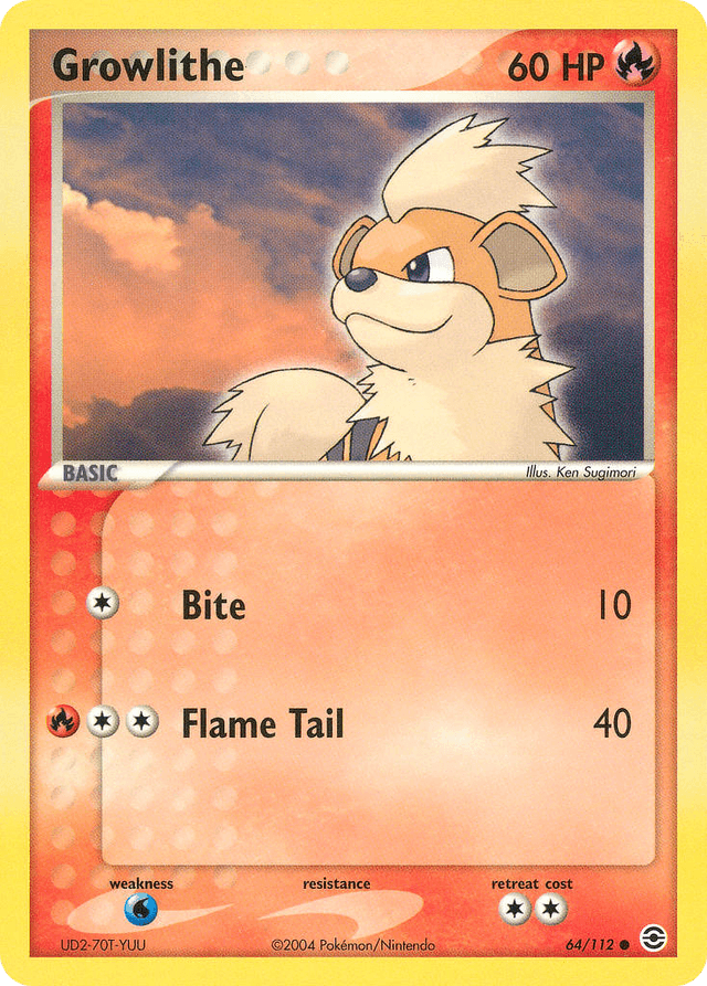 Growlithe — FireRed & LeafGreen #64