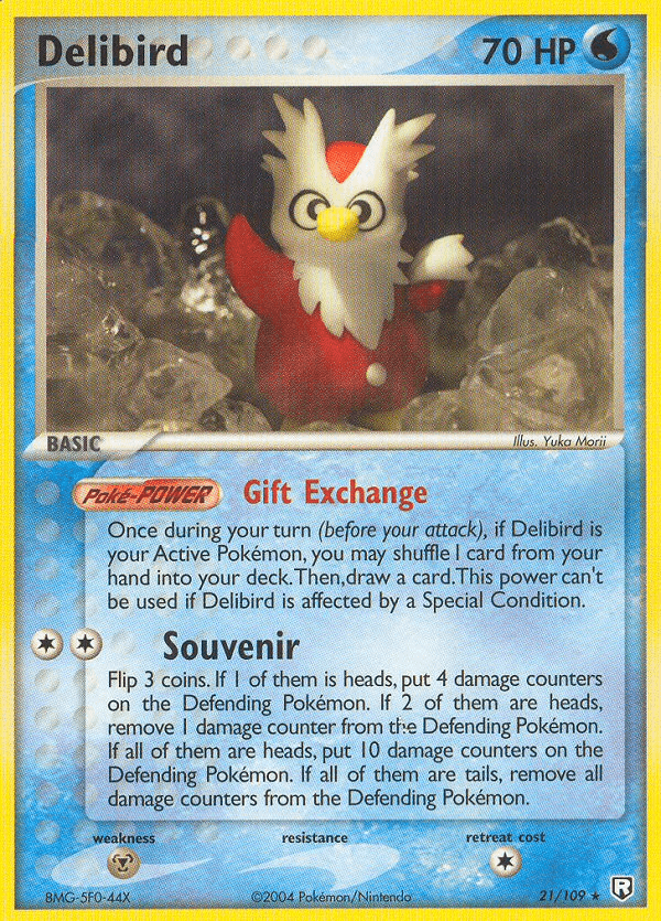 Delibird — Team Rocket Returns #21