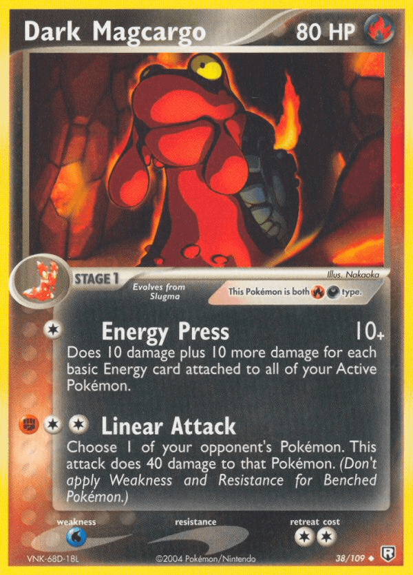 Dark Magcargo — Team Rocket Returns #38