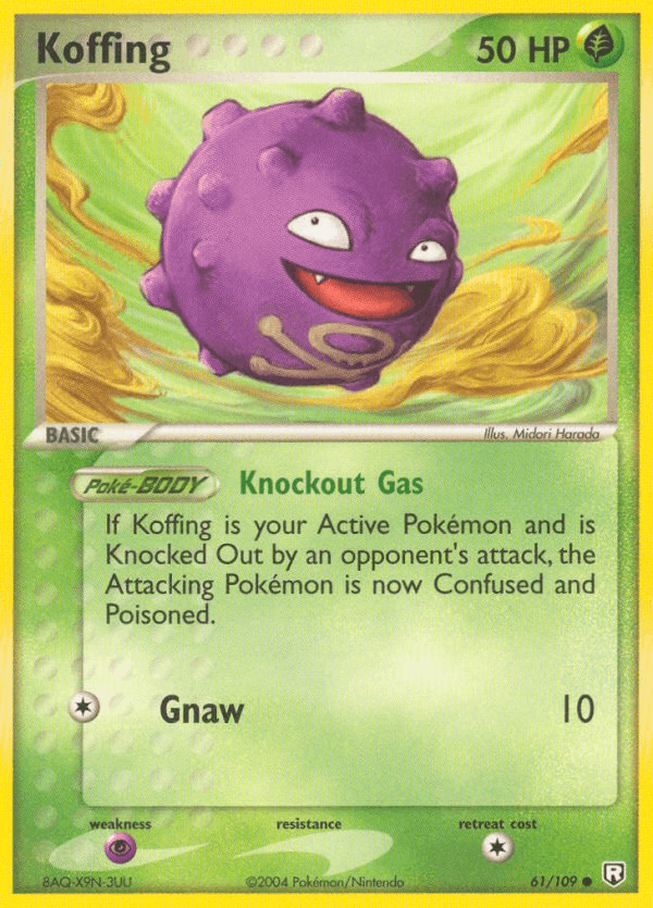 Koffing — Team Rocket Returns #61