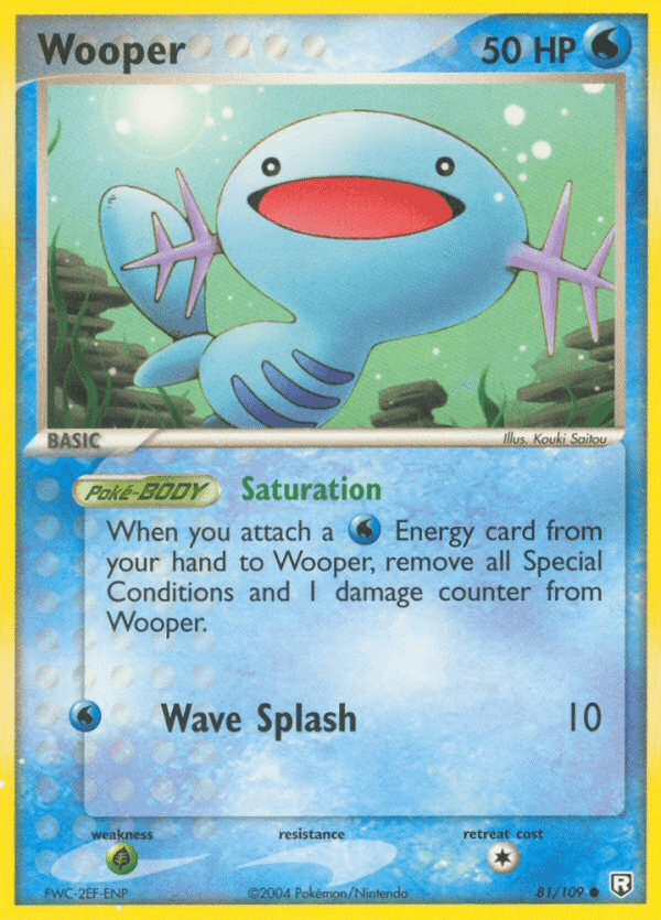 Wooper — Team Rocket Returns #81