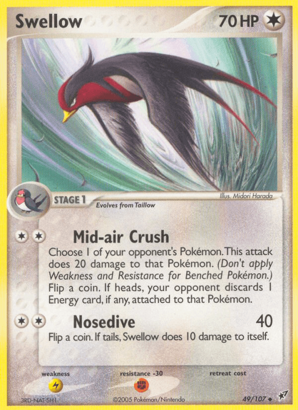 Swellow — Deoxys #49