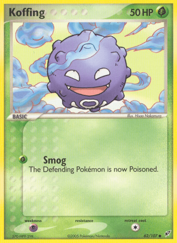 Koffing — Deoxys #62