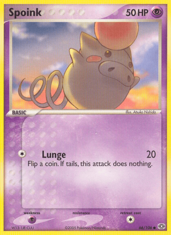 Spoink — Emerald #66