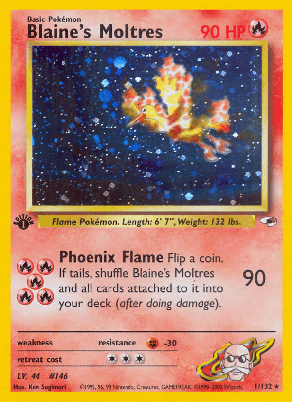 Blaine's Moltres — Gym Heroes #1