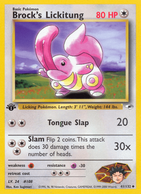 Brock's Lickitung — Gym Heroes #41