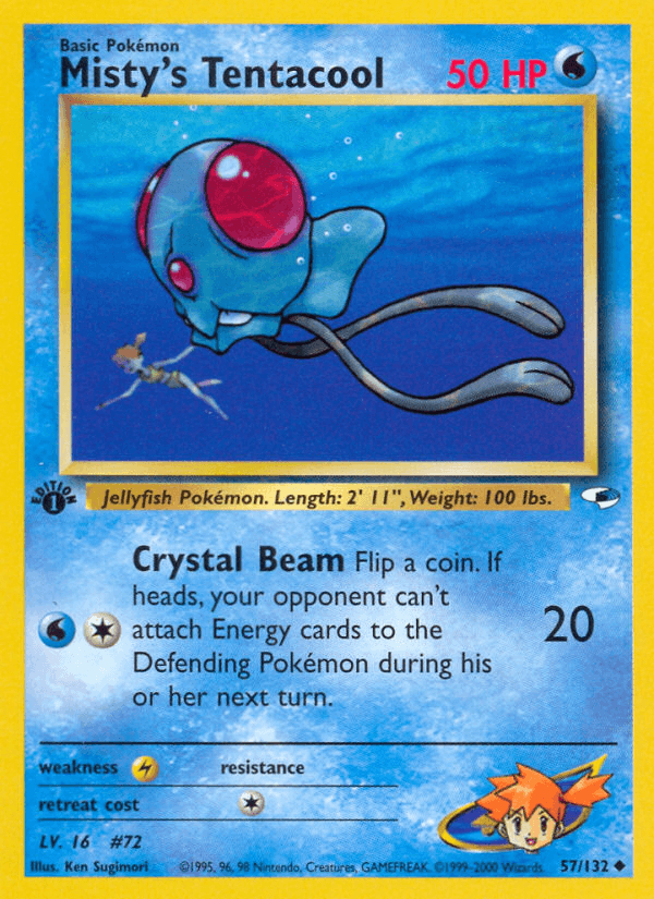 Misty's Tentacool — Gym Heroes #57