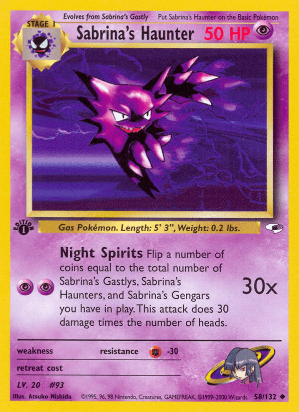 Sabrina's Haunter — Gym Heroes #58