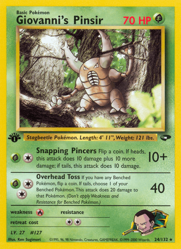 Giovanni's Pinsir — Gym Challenge #24