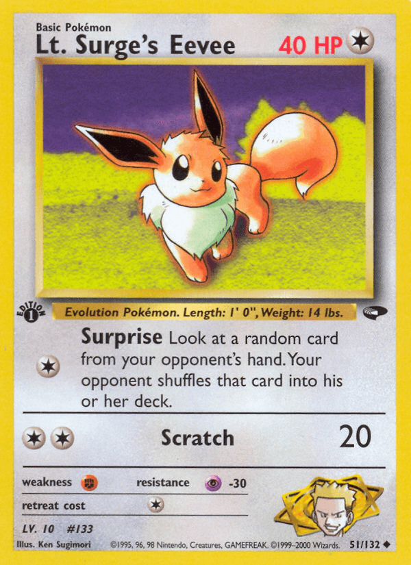 Lt. Surge's Eevee — Gym Challenge #51