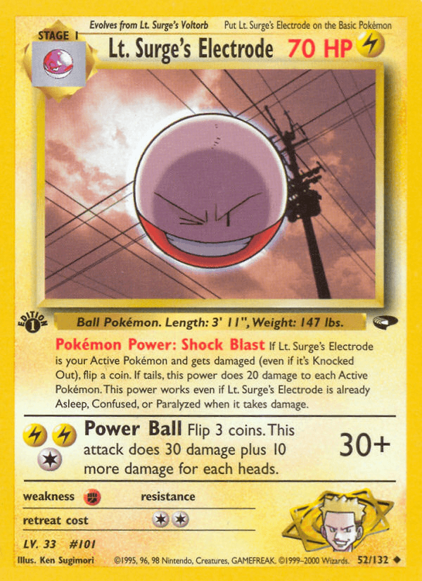 Lt. Surge's Electrode — Gym Challenge #52