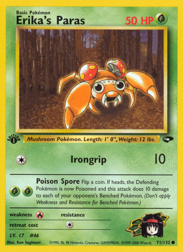 Erika's Paras — Gym Challenge #71