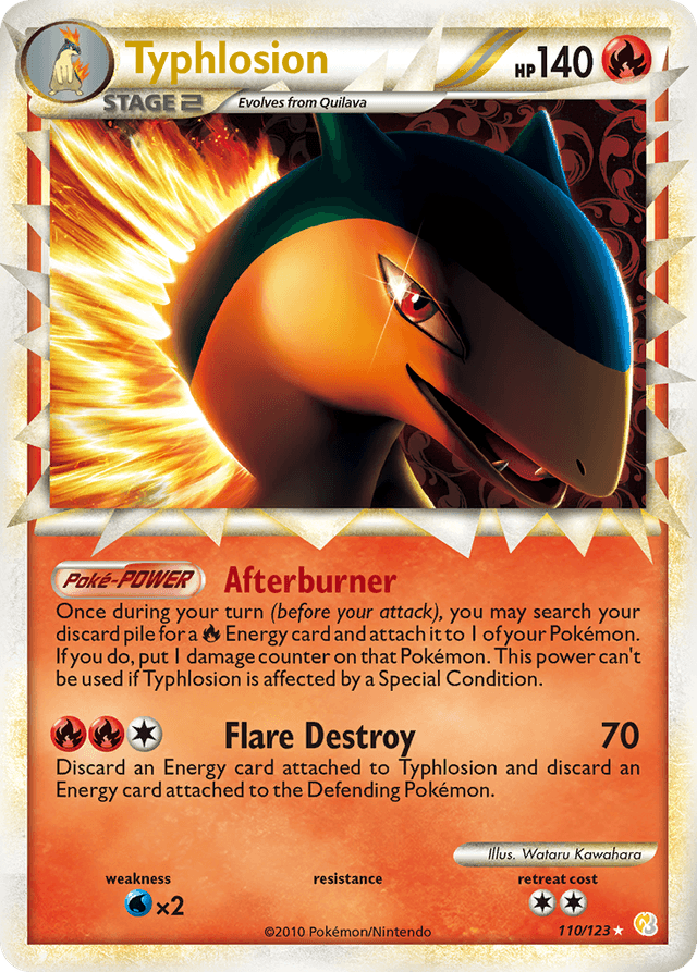 Typhlosion — HeartGold & SoulSilver #110