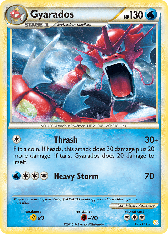 Gyarados — HeartGold & SoulSilver #123