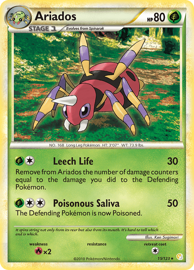 Ariados — HeartGold & SoulSilver #15