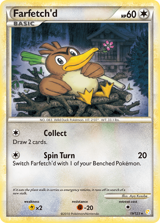 Farfetch'd — HeartGold & SoulSilver #19