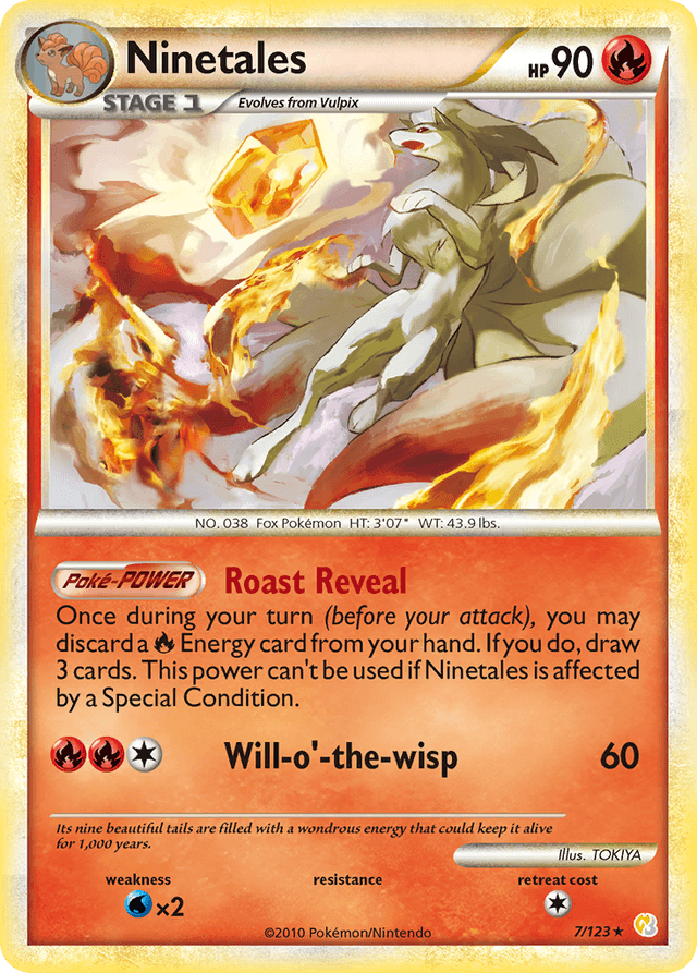 Ninetales — HeartGold & SoulSilver #7
