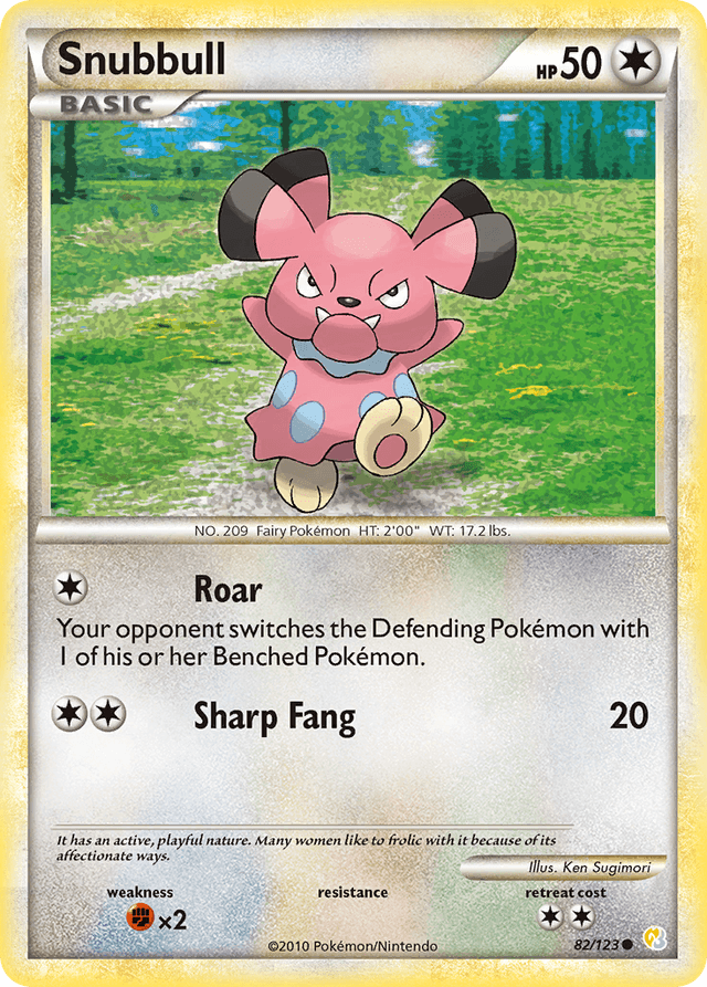 Snubbull — HeartGold & SoulSilver #82