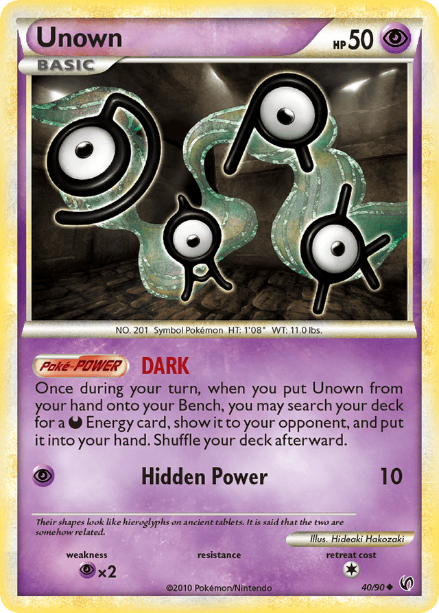 Unown — HS—Undaunted #40