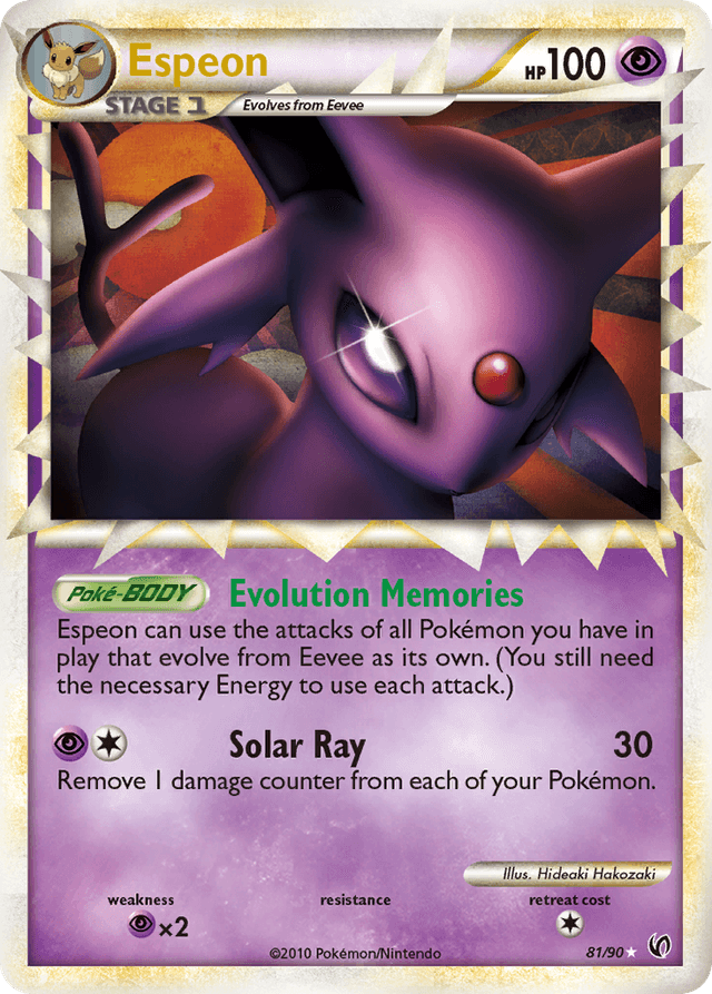 Espeon — HS—Undaunted #81