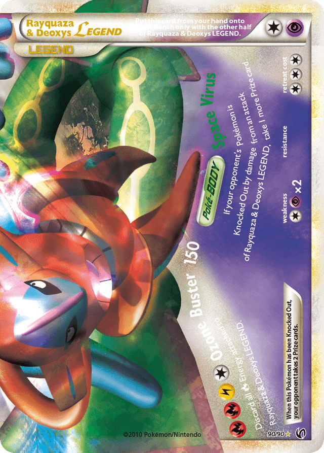 Rayquaza & Deoxys LEGEND — HS—Undaunted #90