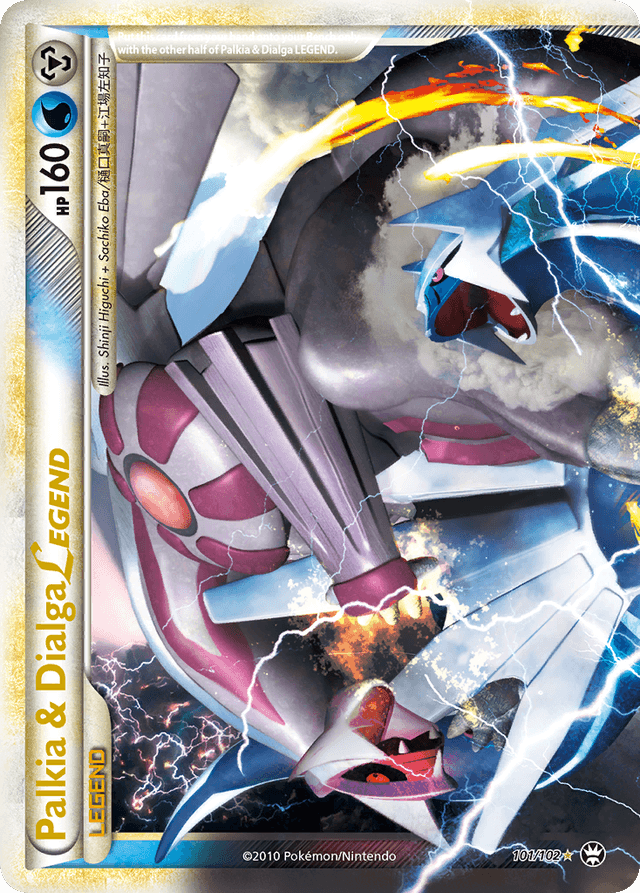 Palkia & Dialga LEGEND — HS—Triumphant #101