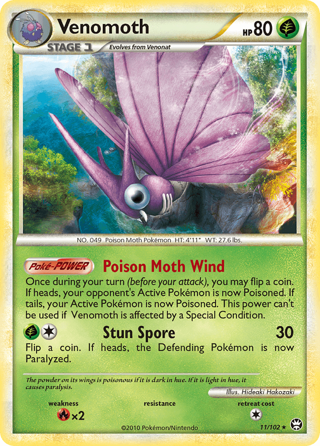 Venomoth — HS—Triumphant #11