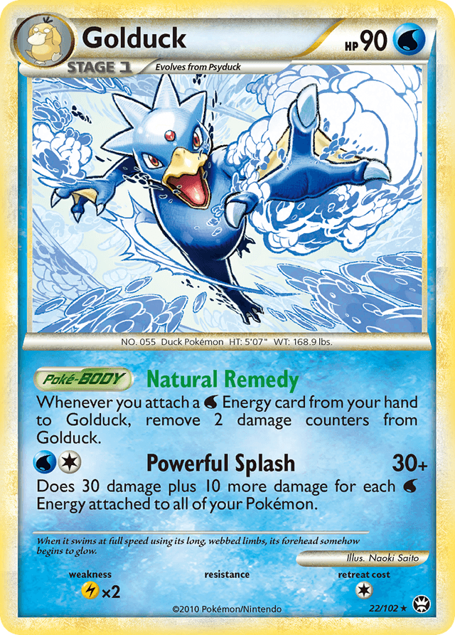 Golduck — HS—Triumphant #22